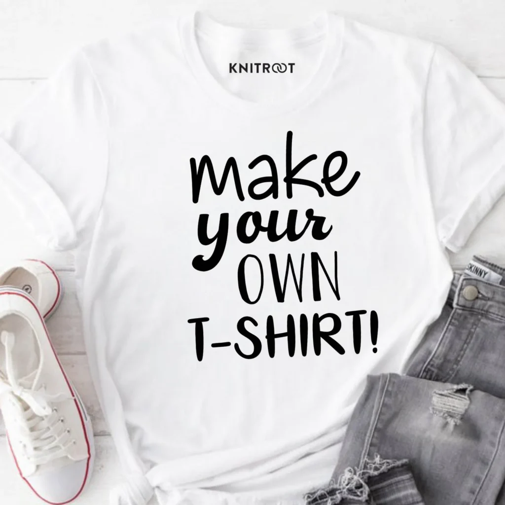 "Create your own custom T-shirt with unique artwork, personalized text, or logos to express your style and brand"